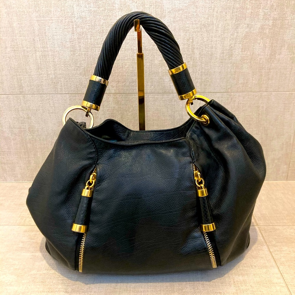Michael Kors Leather Tonne Hobo Bag